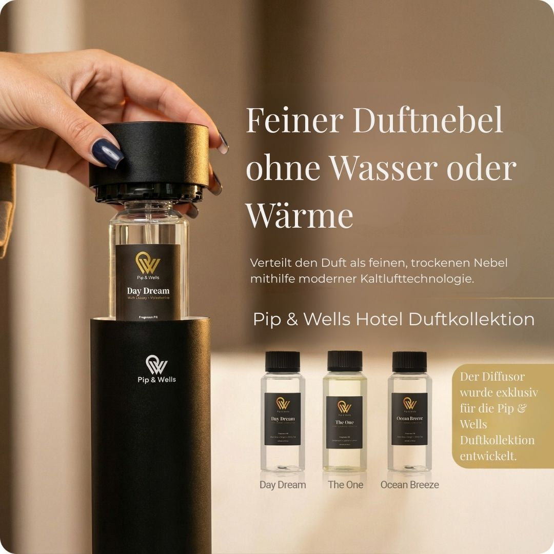 Pure One Waterloze Geurverspreider & Doos met 100% Natuurlijke Geurstoffen (3 x 120 ml) 